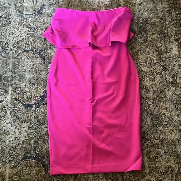 LIKELY Driggs Dress Fuchsia Pink Strapless
Cocktail Dressy Size 12 NWT - Picture 4 of 6